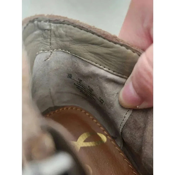 Sam Edelman Booties Tan Size 7 Zip Side. - Picture 8 of 8